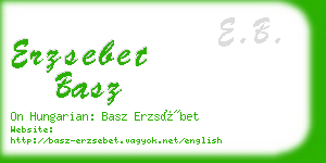 erzsebet basz business card